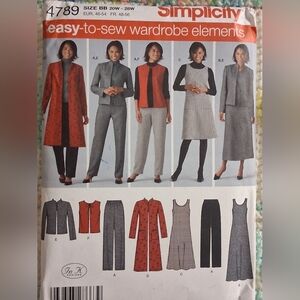Simplicity Easy-to-Sew Wardrobe Pattern❤️🩶